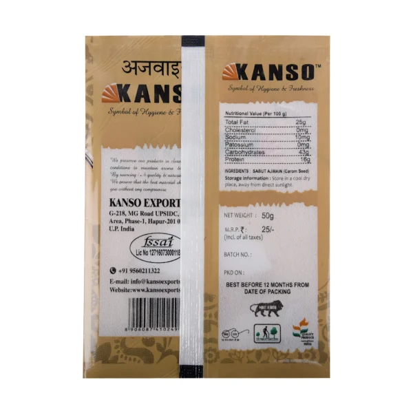 Kanso Ajwain / Carom Seeds (50gm) - Image 3